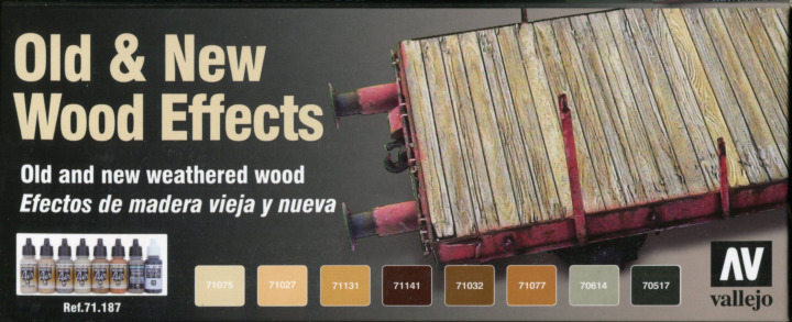 Boxart Old & New Wood Effects 71.187 Vallejo Model Air