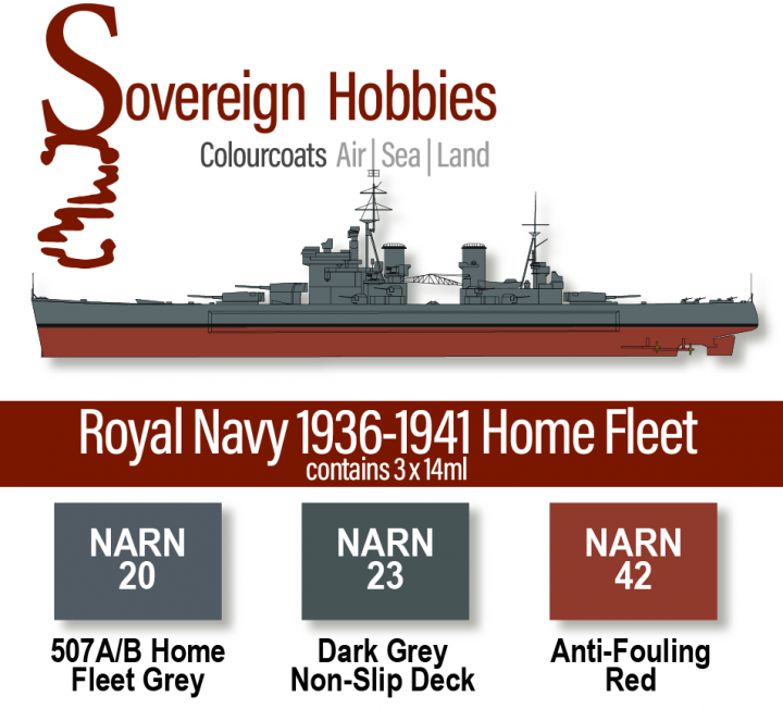 Boxart Colourcoats Set Royal Navy 1936-1941 Home Fleet Colourcoats (since 2014) Boxart Colourcoats Set Royal Navy 1936-1941 Home Fleet Colourcoats (since 2014)