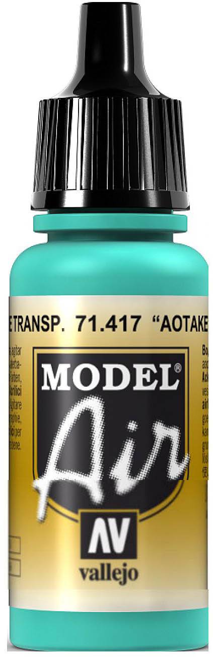 Boxart "Aotake" Translucent Green 71.417 Vallejo Model Air Boxart "Aotake" Translucent Green 71.417 Vallejo Model Air