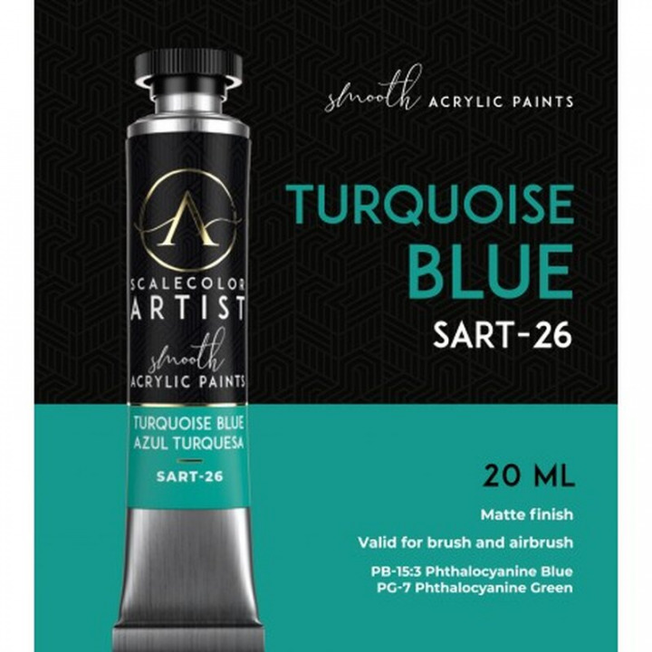 Boxart TURQUOISE BLUE Scalecolor Artist Boxart TURQUOISE BLUE Scalecolor Artist