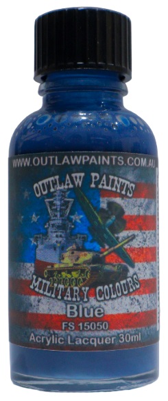 Boxart US Military Colour - Blue FS15050 OP005MIL Outlaw Paints Boxart US Military Colour - Blue FS15050 OP005MIL Outlaw Paints