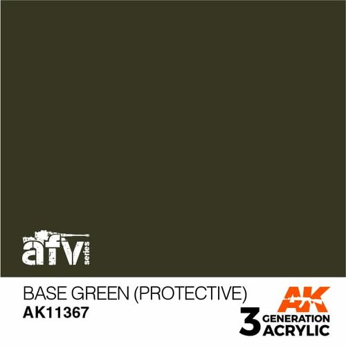 Boxart Base Green (Protective) AK 3rd Generation - AFV Boxart Base Green (Protective) AK 3rd Generation - AFV