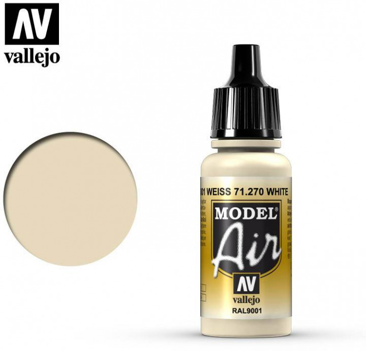 Boxart Off White - RAL 9001 71.270 Vallejo Model Air Boxart Off White - RAL 9001 71.270 Vallejo Model Air