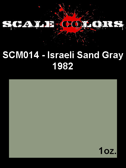 Boxart Israeli Sand Gray 1982 SCM014 Scale Colors Boxart Israeli Sand Gray 1982 SCM014 Scale Colors