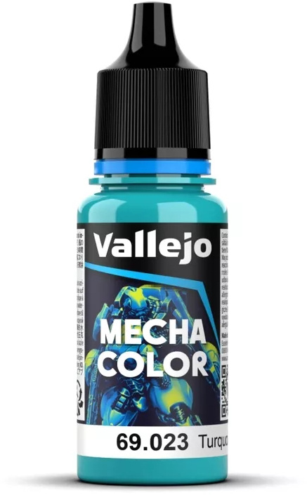 Boxart Turquoise Vallejo Mecha Colors Boxart Turquoise Vallejo Mecha Colors
