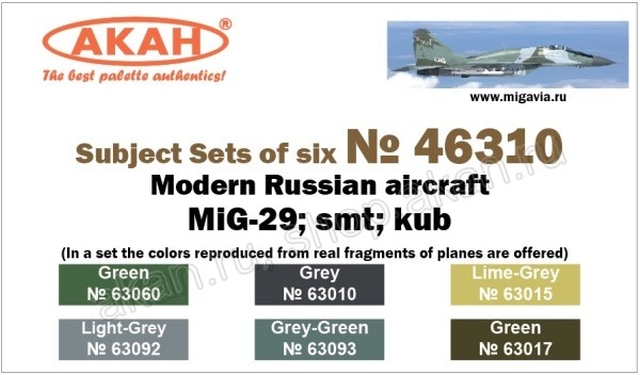 Boxart Modern Russian Aviation: MiG-29/CMT/KUB/UB  Akan
