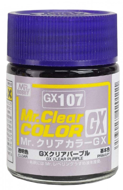 Boxart GX Clear Purple  Mr.COLOR