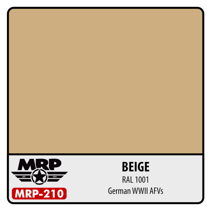 Boxart Beige – RAL 1001 (German WWII AFV's) MR.Paint Boxart Beige – RAL 1001 (German WWII AFV's) MR.Paint