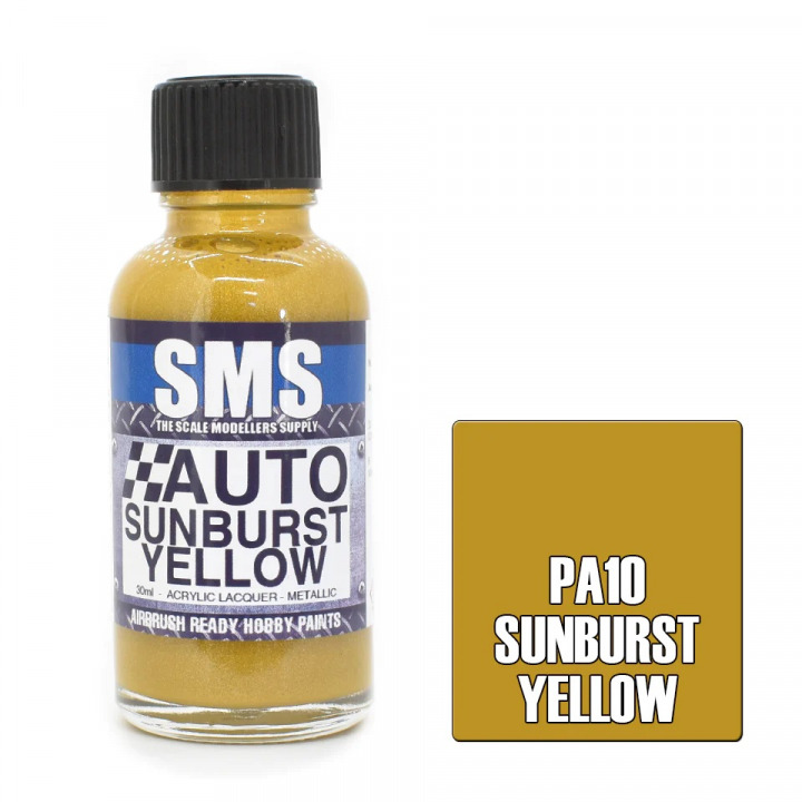 Boxart Auto Colour SUNBURST YELLOW SMS Boxart Auto Colour SUNBURST YELLOW SMS