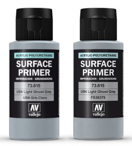 Boxart USN Light Ghost Grey - FS36375 73.615 Vallejo Surface Primer Boxart USN Light Ghost Grey - FS36375 73.615 Vallejo Surface Primer