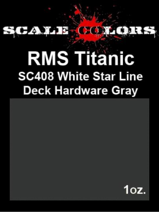 Boxart RMS Titanic White Star Line Deck Hardware Gray SC408 Scale Colors Boxart RMS Titanic White Star Line Deck Hardware Gray SC408 Scale Colors