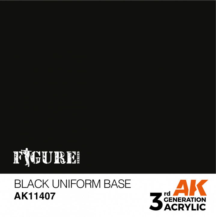 Boxart Black Uniform Base  AK 3rd Generation - Figure