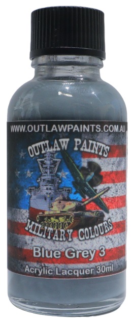 Boxart US Military Colour - Blue Grey 3 OP028MIL Outlaw Paints Boxart US Military Colour - Blue Grey 3 OP028MIL Outlaw Paints