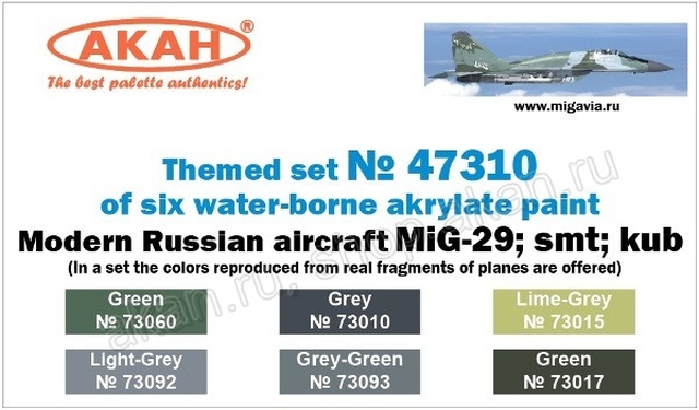 Boxart Modern Russian Aviation: MiG-29/CMT/KUB/UB  Akan