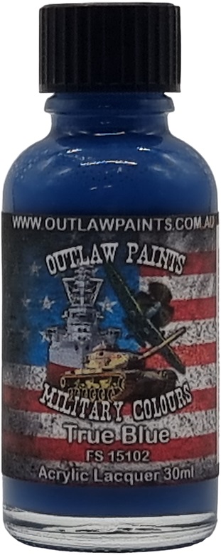 Boxart US Military Colour - True Blue FS15102 OP031MIL Outlaw Paints Boxart US Military Colour - True Blue FS15102 OP031MIL Outlaw Paints