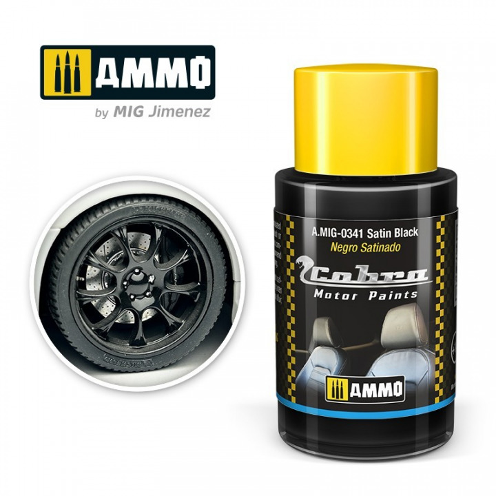 Boxart Satin Black  Cobra Motor Paints