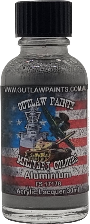 Boxart US Military Colour - Aluminium FS17178 OP041MIL Outlaw Paints Boxart US Military Colour - Aluminium FS17178 OP041MIL Outlaw Paints