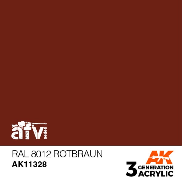 Boxart RAL 8012 Rotbraun  AK 3rd Generation - AFV