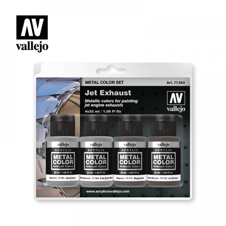 Boxart JET EXHAUST- SET 77.602 Vallejo Metal Color