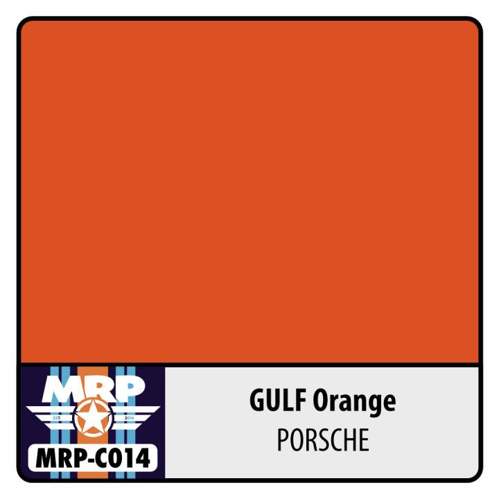 Boxart Porsche Gulf Orange MRP-014 MR.Paint Boxart Porsche Gulf Orange MRP-014 MR.Paint