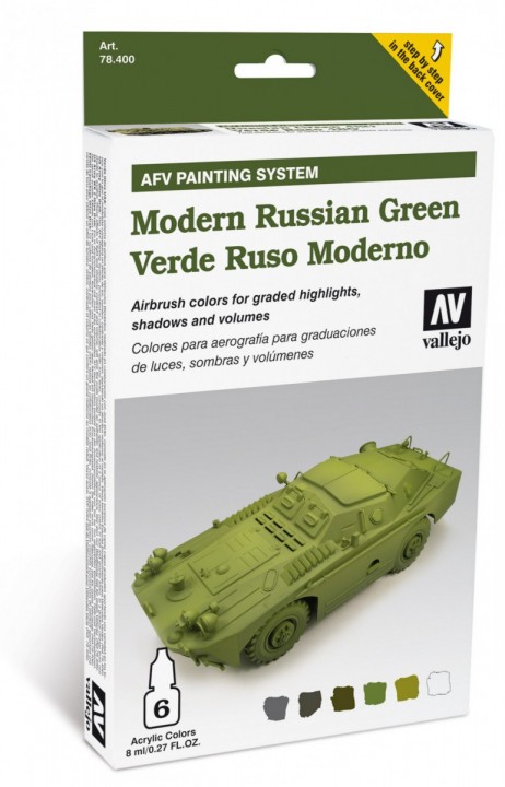 Boxart Modern Russian Green 78.408 Vallejo Model Air