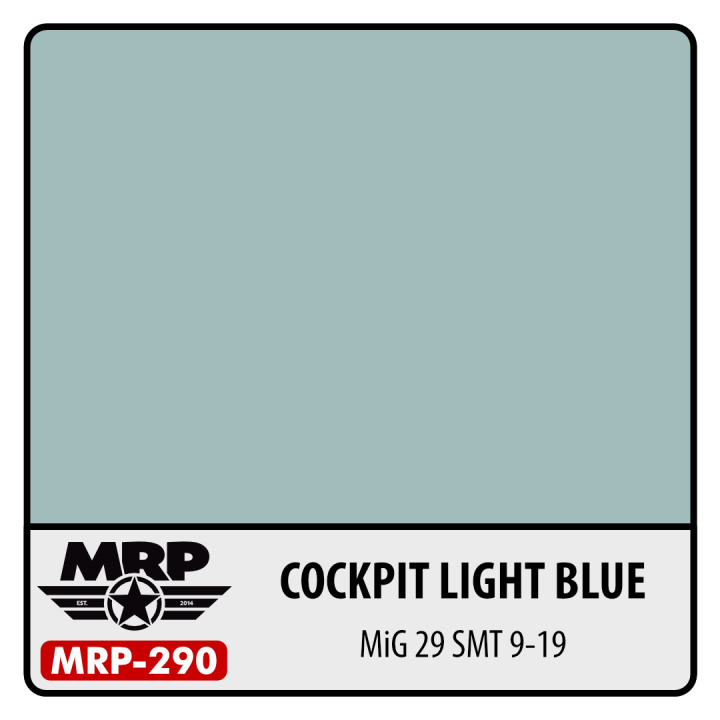 Boxart Cockpit Light Blue (MiG-29 SMT 9-19) Russian AF MR.Paint Boxart Cockpit Light Blue (MiG-29 SMT 9-19) Russian AF MR.Paint
