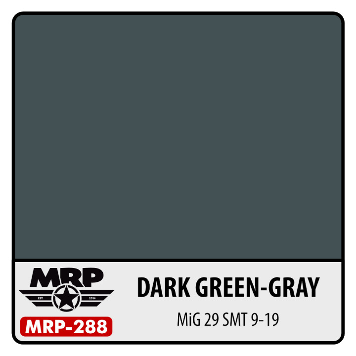 Boxart Dark Green-Grey (MiG-29 SMT 9-19) MR.Paint Boxart Dark Green-Grey (MiG-29 SMT 9-19) MR.Paint