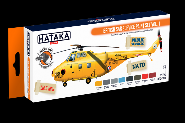 Boxart British SAR Service paint set vol.1 HTK-CS98 Hataka Hobby Orange Line Boxart British SAR Service paint set vol.1 HTK-CS98 Hataka Hobby Orange Line