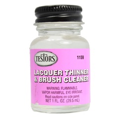 Boxart Lacquer Thinner & Brush Cleaner  Testors