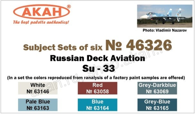 Boxart Russian Deck Aviation, Su-33  Akan