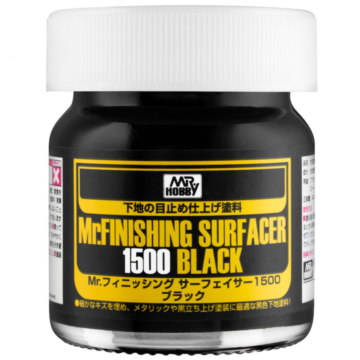 Boxart Mr. Finishing Surfacer 1500 Black SF-288 Mr.COLOR