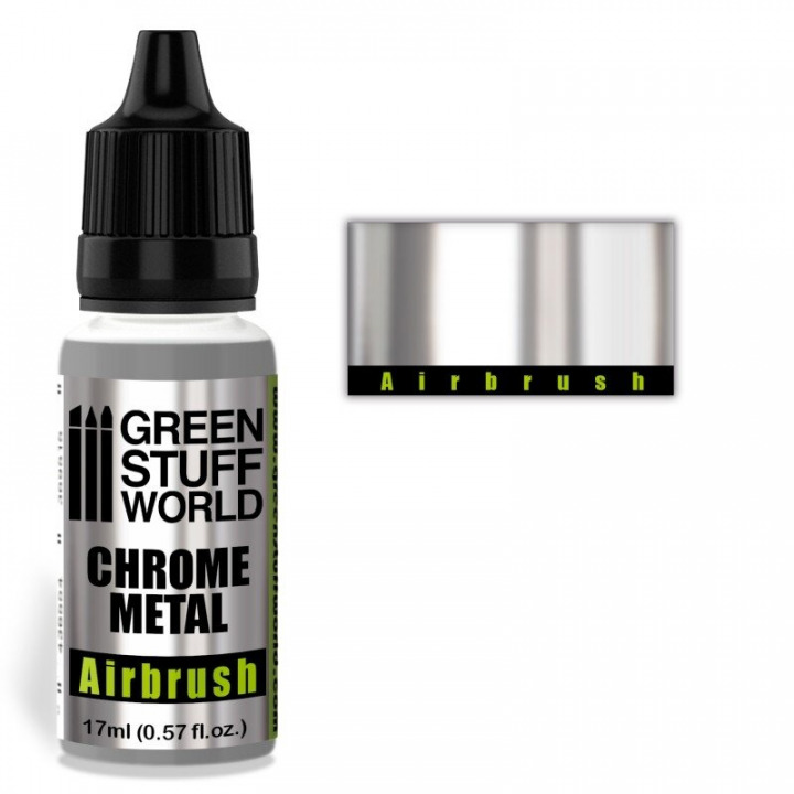 Boxart Chrome Metal Paint - Airbrush Green Stuff World Boxart Chrome Metal Paint - Airbrush Green Stuff World