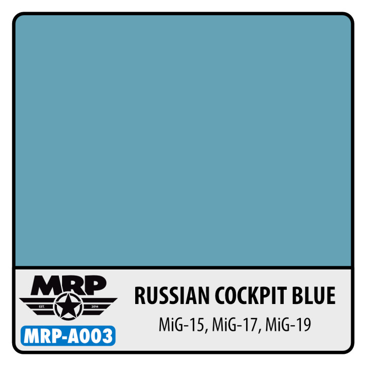 Boxart Russian Cockpit Blue (Mig-15, Mig-17, Mig-19) MR.Paint Boxart Russian Cockpit Blue (Mig-15, Mig-17, Mig-19) MR.Paint