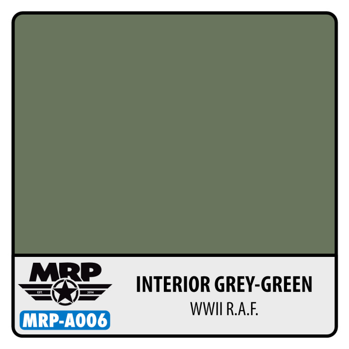 Boxart Interior Grey-Green - WWII RAF MR.Paint Boxart Interior Grey-Green - WWII RAF MR.Paint