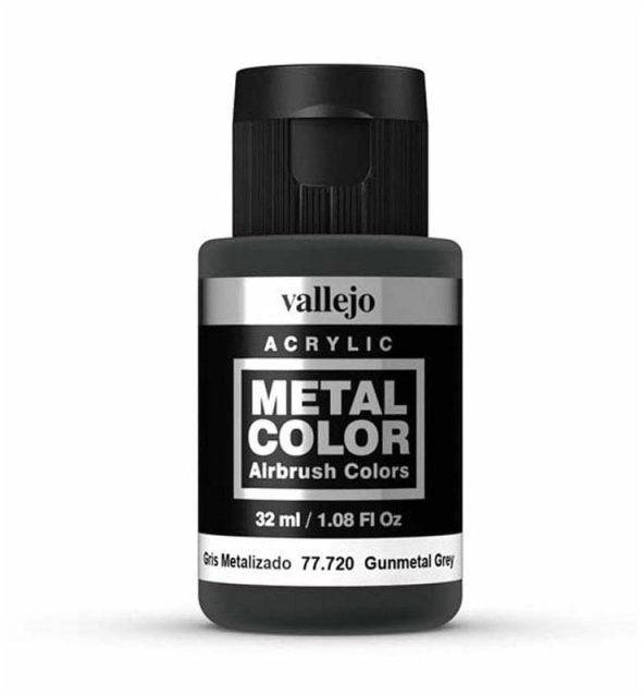 Boxart Gunmetal Grey 77.720 Vallejo Metal Color Boxart Gunmetal Grey 77.720 Vallejo Metal Color