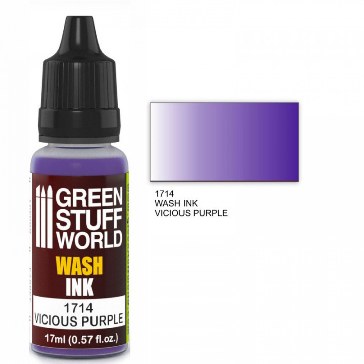 Boxart Wash Ink Vicious Purple  Green Stuff World