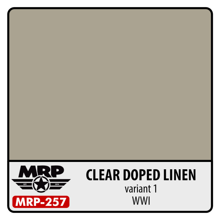 Boxart Clear Doped Linen – variant 1 (WWI) MR.Paint Boxart Clear Doped Linen – variant 1 (WWI) MR.Paint