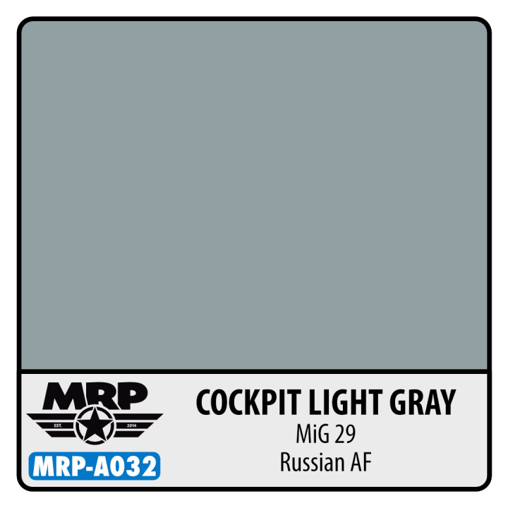 Boxart Cockpit Light Grey (MiG-29) Russian AF MR.Paint Boxart Cockpit Light Grey (MiG-29) Russian AF MR.Paint