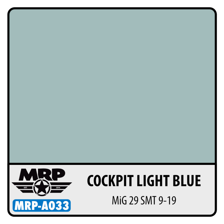 Boxart Cockpit Light Blue (MiG-29 SMT 9-19) Russian AF MR.Paint Boxart Cockpit Light Blue (MiG-29 SMT 9-19) Russian AF MR.Paint
