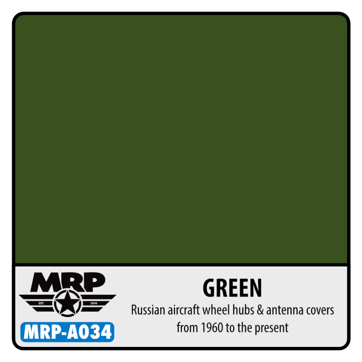Boxart Green (Russian aircraft wheel hubs and antenna covers) MR.Paint Boxart Green (Russian aircraft wheel hubs and antenna covers) MR.Paint