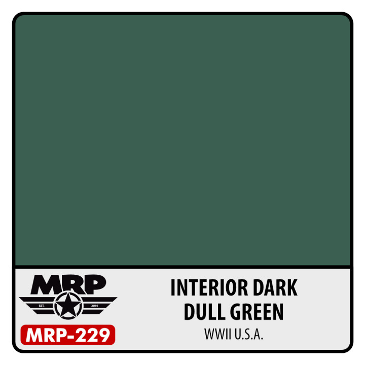 Boxart WWII US – Interior Dark Dull Green MR.Paint Boxart WWII US – Interior Dark Dull Green MR.Paint