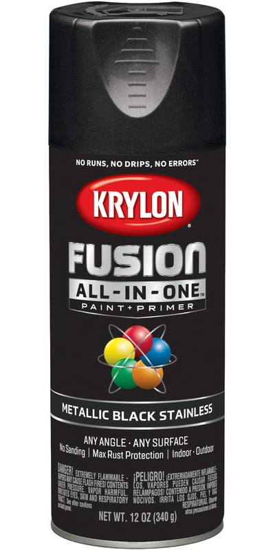 Boxart Metallic Black Stainless 2790 Krylon Boxart Metallic Black Stainless 2790 Krylon
