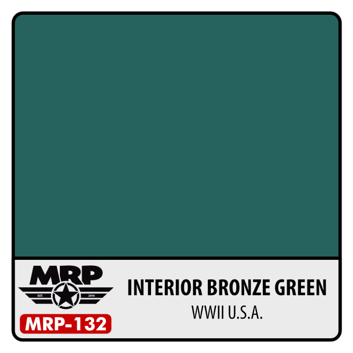 Boxart WWII US - Interior Bronze Green MR.Paint Boxart WWII US - Interior Bronze Green MR.Paint