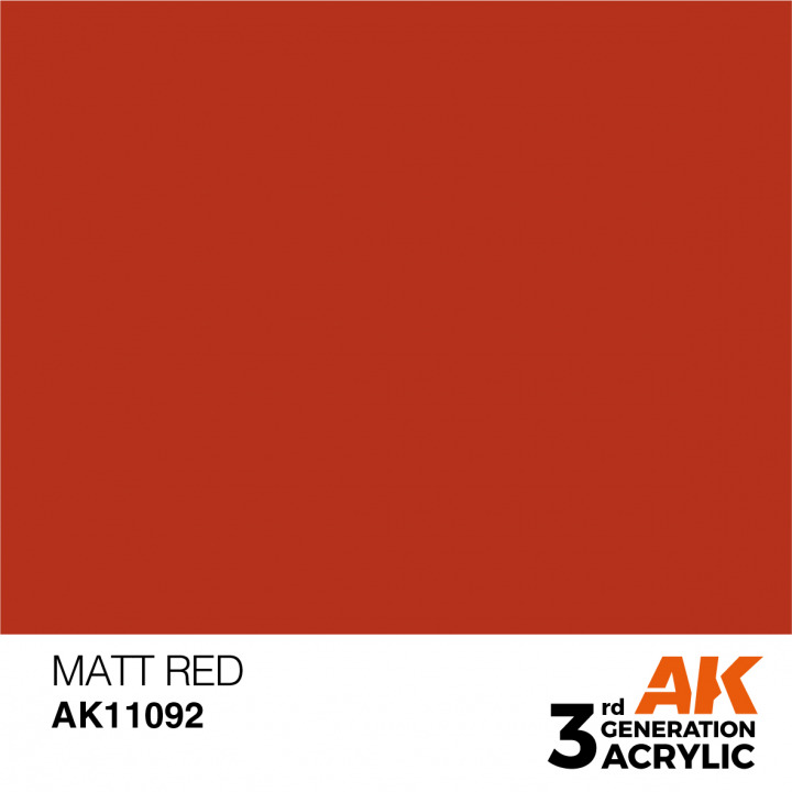 Boxart Matt Red AK 3rd Generation Boxart Matt Red AK 3rd Generation