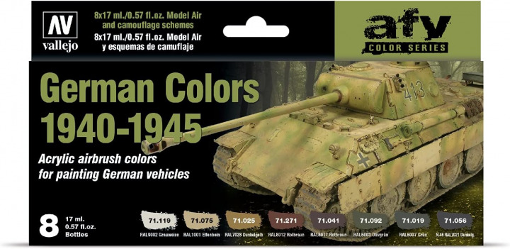 Boxart German Colors 1940-1945 Vallejo Model Air Boxart German Colors 1940-1945 Vallejo Model Air