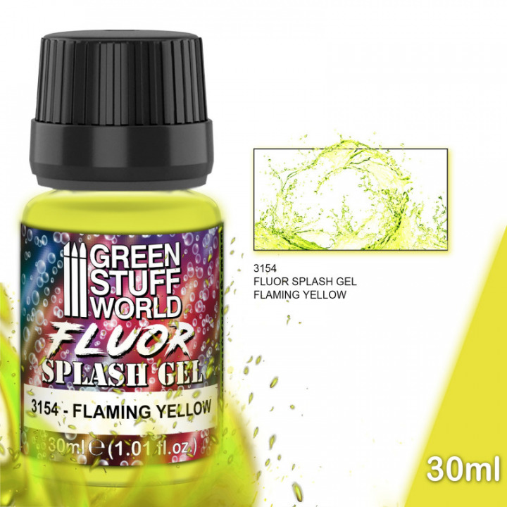 Boxart Splash Gel Flaming Yellow  Green Stuff World