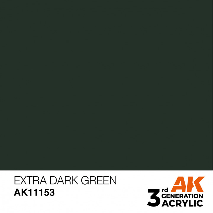 Boxart Extra Dark Green - Standard AK 3rd Generation Boxart Extra Dark Green - Standard AK 3rd Generation