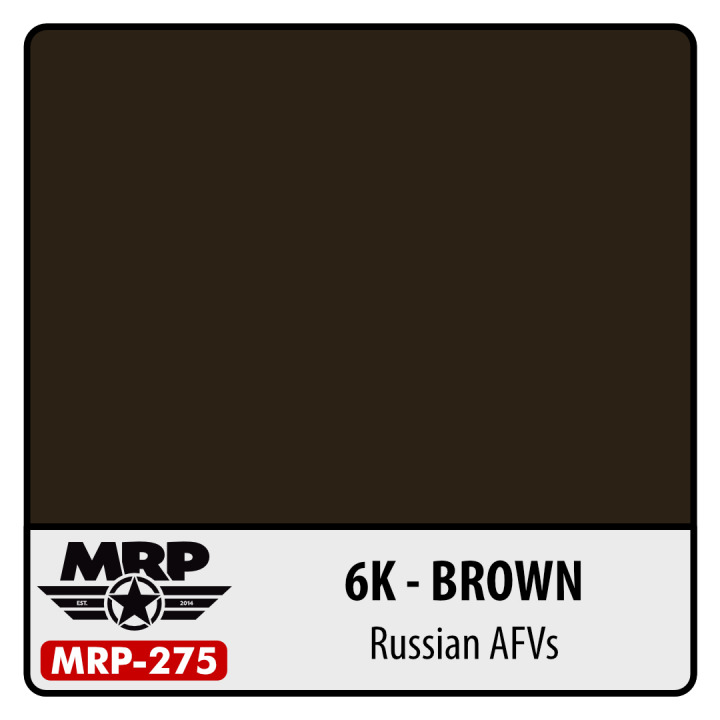Boxart 6K - Brown Russian AFV MR.Paint Boxart 6K - Brown Russian AFV MR.Paint