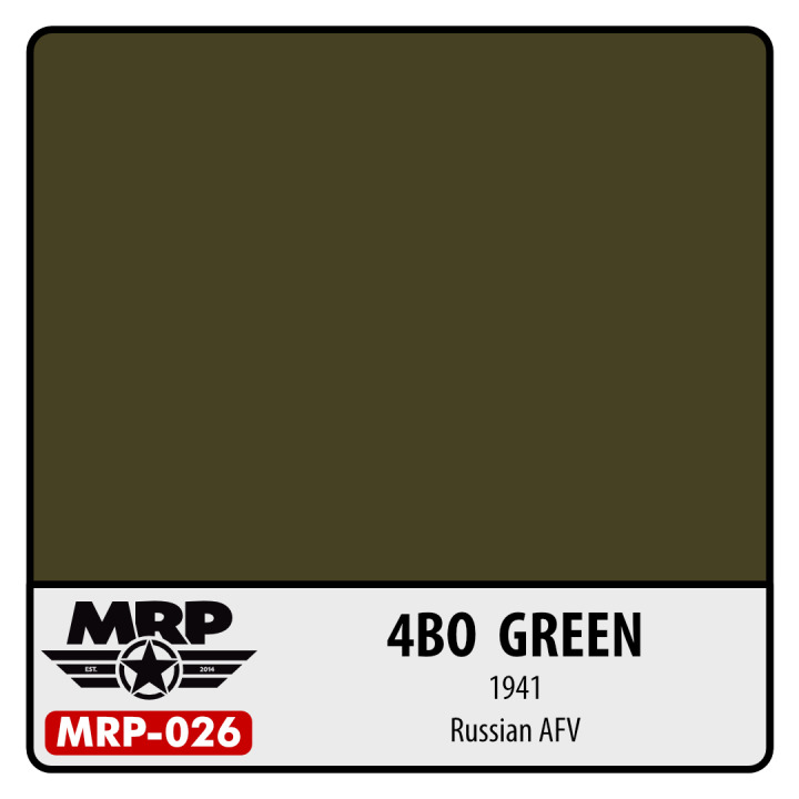Boxart Russian Green 4BO MR.Paint Boxart Russian Green 4BO MR.Paint