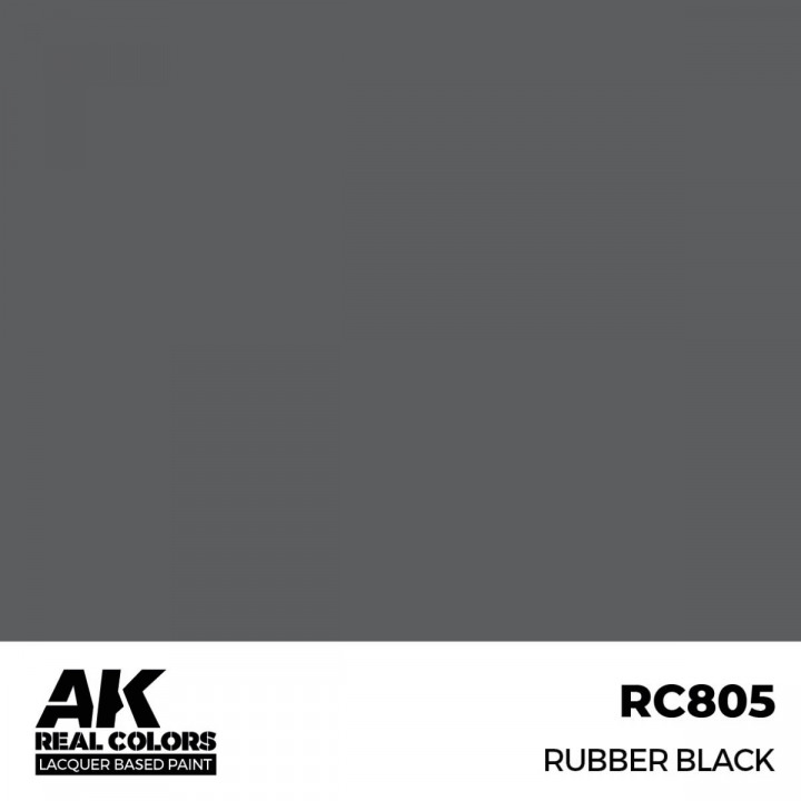 Boxart Rubber Black AK Real Colors Boxart Rubber Black AK Real Colors